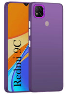 For Redmi 9C Hard Back Cover Case (Velvet Touch | Professional Glossy Finish | Camera Protection Bump)