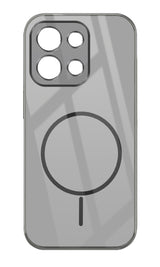 For OnePlus 13S Back Cover Case (Crystal Clear Case | MagSafe Wireless Charging Support | Hard Anti Yellow | Camera Protection Bump)