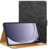 For Samsung Galaxy Tab A9 Plus 11 Inch SM-X210/X215/X216B Flip Cover Folio Cover (PU Leather | Multi-Angle Smart Stand | Card Storage Slots | Silicone Back Pouch)