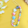 Heart Stone Charms with coloring beads