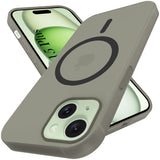 For Apple iPhone 15 Plus Back Cover Case (Frosted Matte Feel | MagSafe Compatible Wireless Charging | Polycarbonate Material)