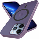 For Apple iPhone 13 Pro Back Cover Case (Frosted Matte Feel | MagSafe Compatible Wireless Charging | Polycarbonate Material)