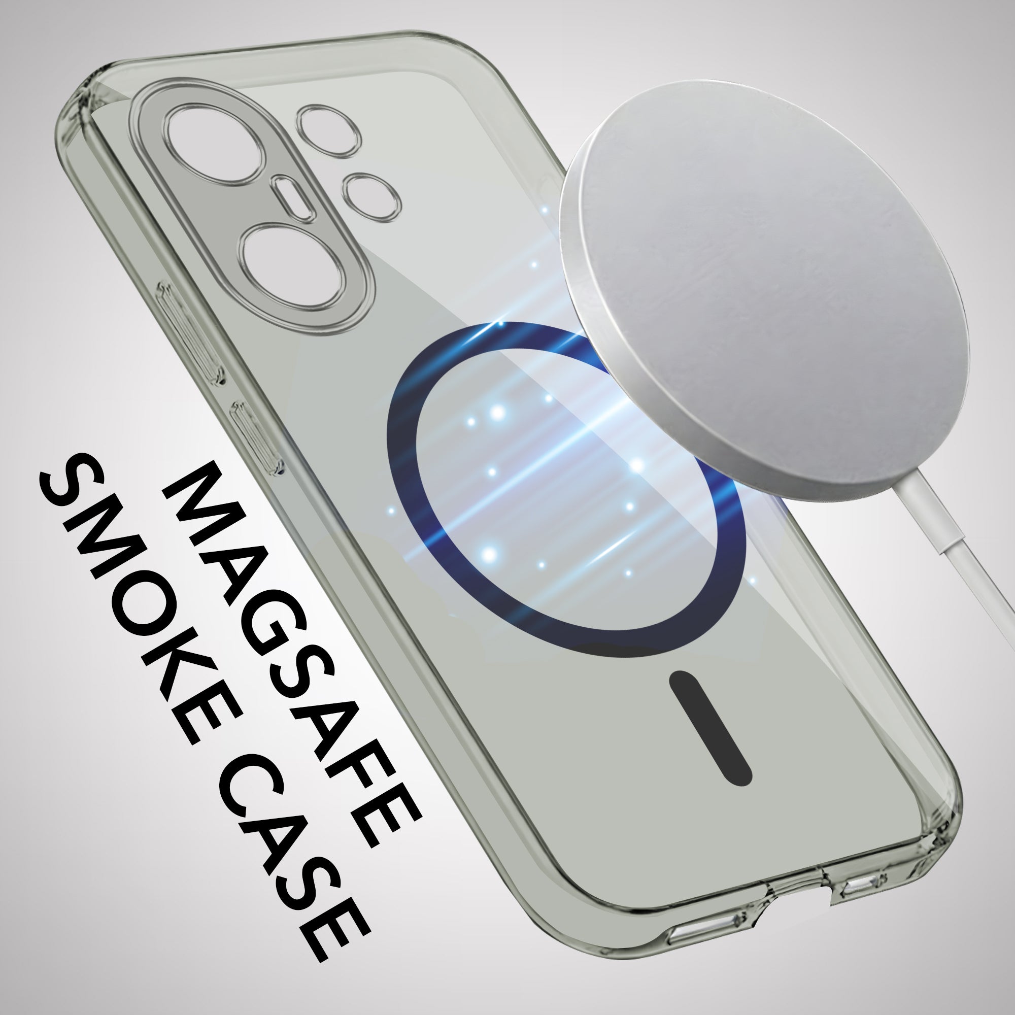 For Vivo X200 FE Back Cover Case Lifetime Anti-Yellow MagSafe Compatible Clear (Sleek Hard Crystal | Shockproof and Camera Protection)