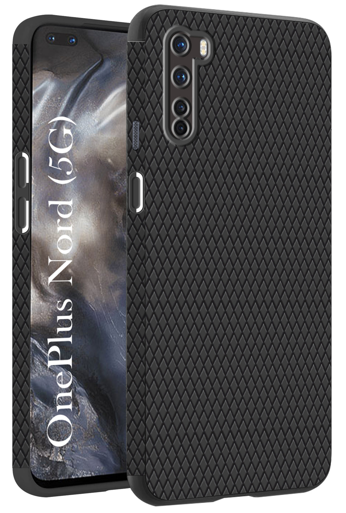 For Oneplus Nord 5g Back Cover Case (Liquid Silicone | Side Grip | Camera Protection)