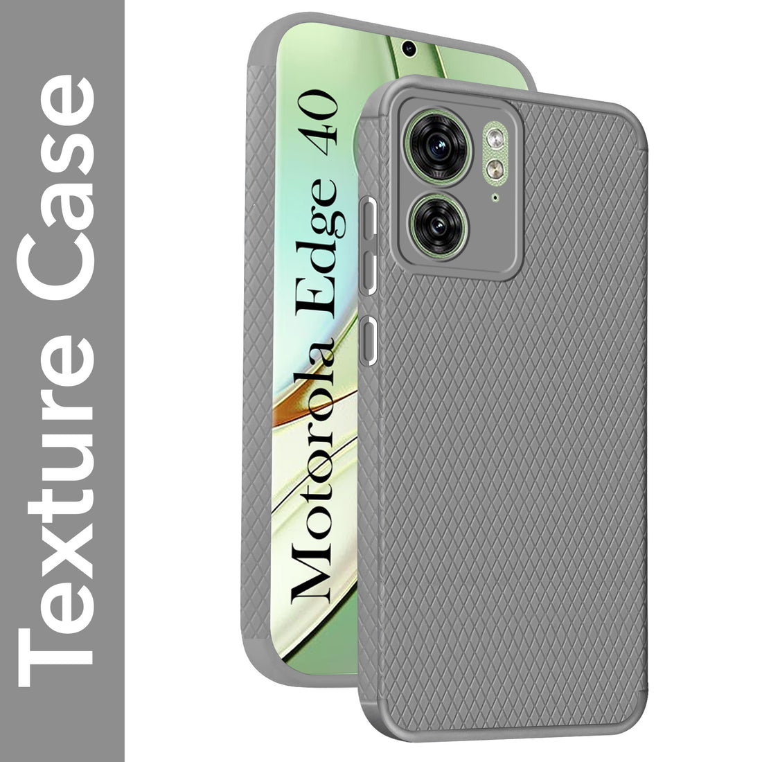 For Motorola Moto Edge 40 Back Cover Case (Liquid Silicone | Side Grip | Camera Protection)