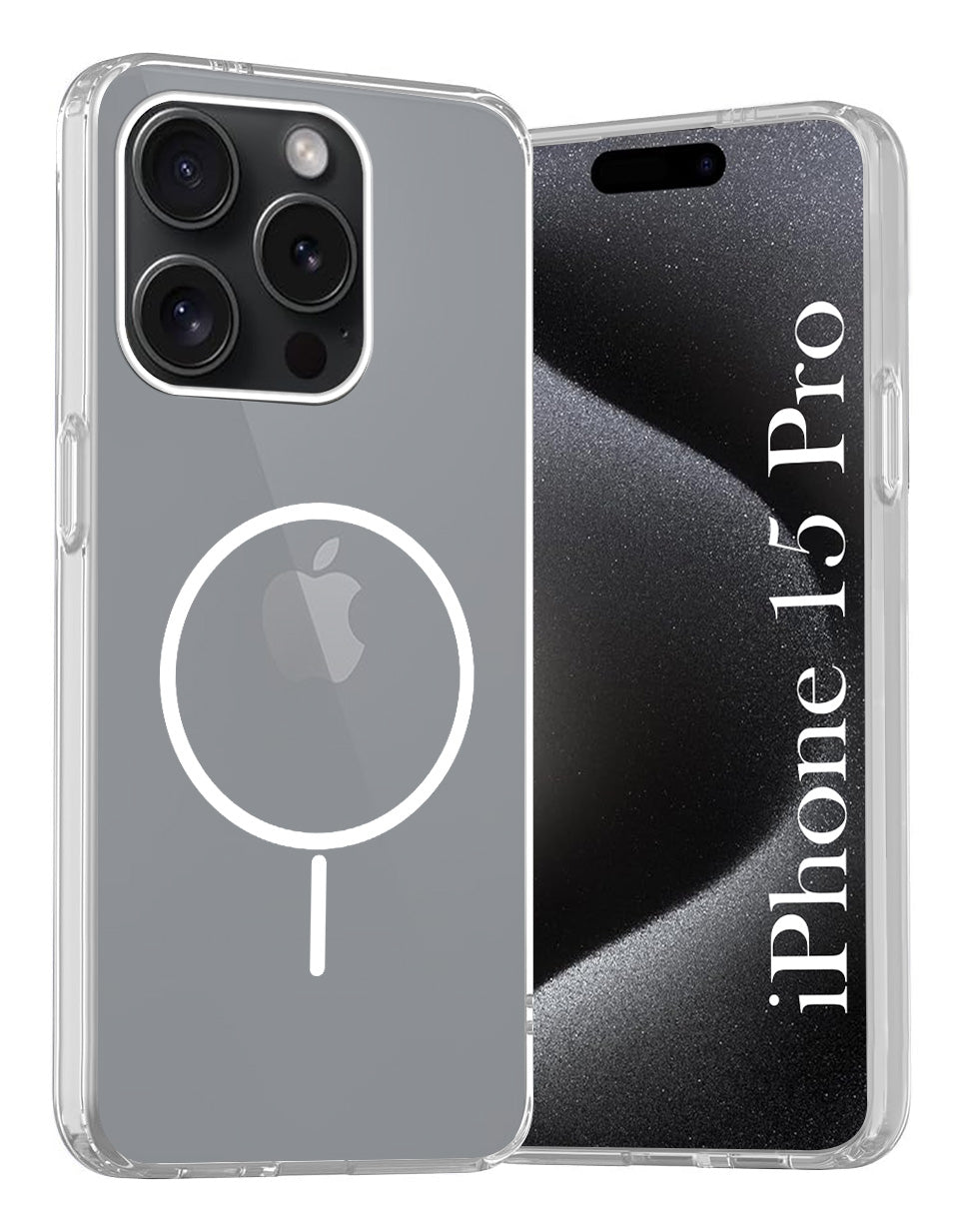 For Apple iPhone 15 Pro Back Cover Case Silicone (Slim Paper Thin | Camera Protection Bump | Minimalist Professional | Soft Flexible)
