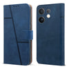 For Vivo V60 | Vivo T4 Pro Flip Cover Case ( Stitched Leather with Magnetic Closure)