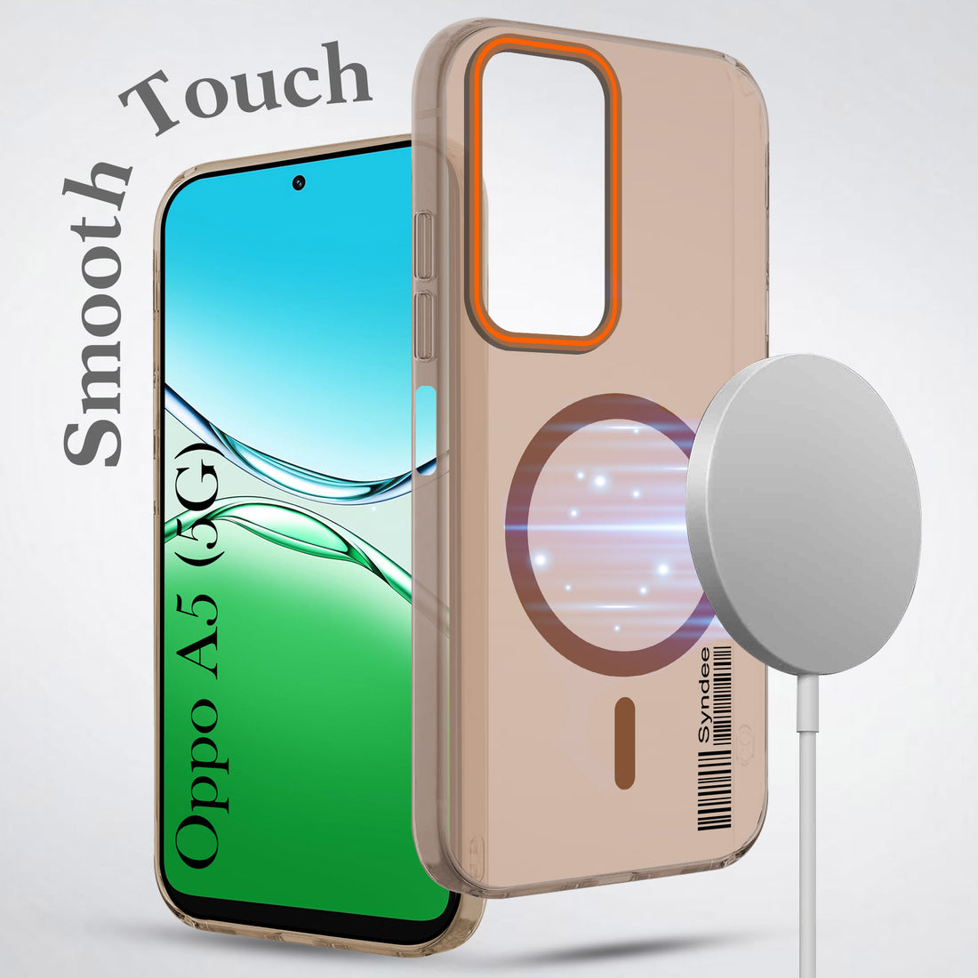 For Oppo A5 5G Back Cover Case (Soft Touch | Camera Bump Protection | MagSafe Compatible | Matte Finish)