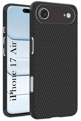 For Apple iPhone 17 Air Back Cover Case (Camera Protection | Side Grip Texture | Soft and Flexible)