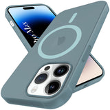 For Apple iPhone 14 Pro Max Back Cover Case (Frosted Matte Feel | MagSafe Compatible Wireless Charging | Polycarbonate Material)