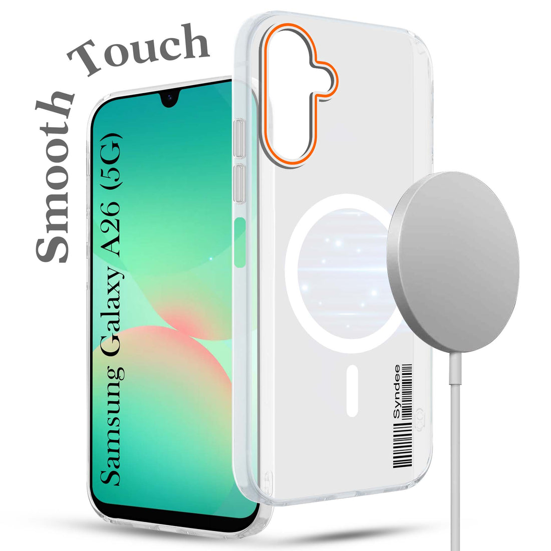 For Samsung Galaxy A26 5G Back Cover Case (Soft Touch | Camera Bump Protection | MagSafe Compatible | Matte Finish)