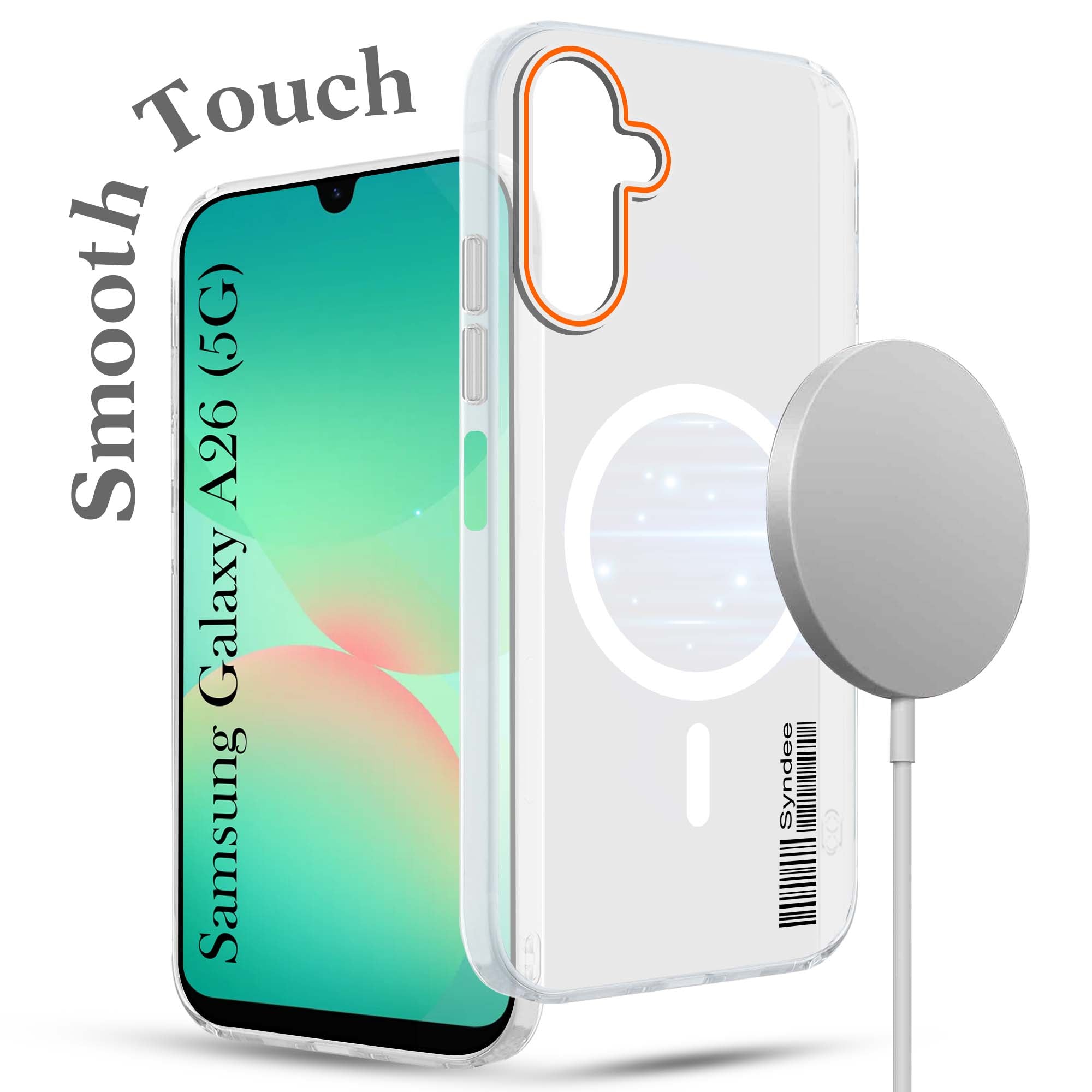 For Samsung Galaxy A26 5G Back Cover Case (Soft Touch | Camera Bump Protection | MagSafe Compatible | Matte Finish)