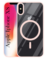 For Apple iPhone Xs Back Cover Case (MagSafe Compatible Wireless Charging | Hybrid Camera Bump Protection | Shockproof Polycarbonate Material)