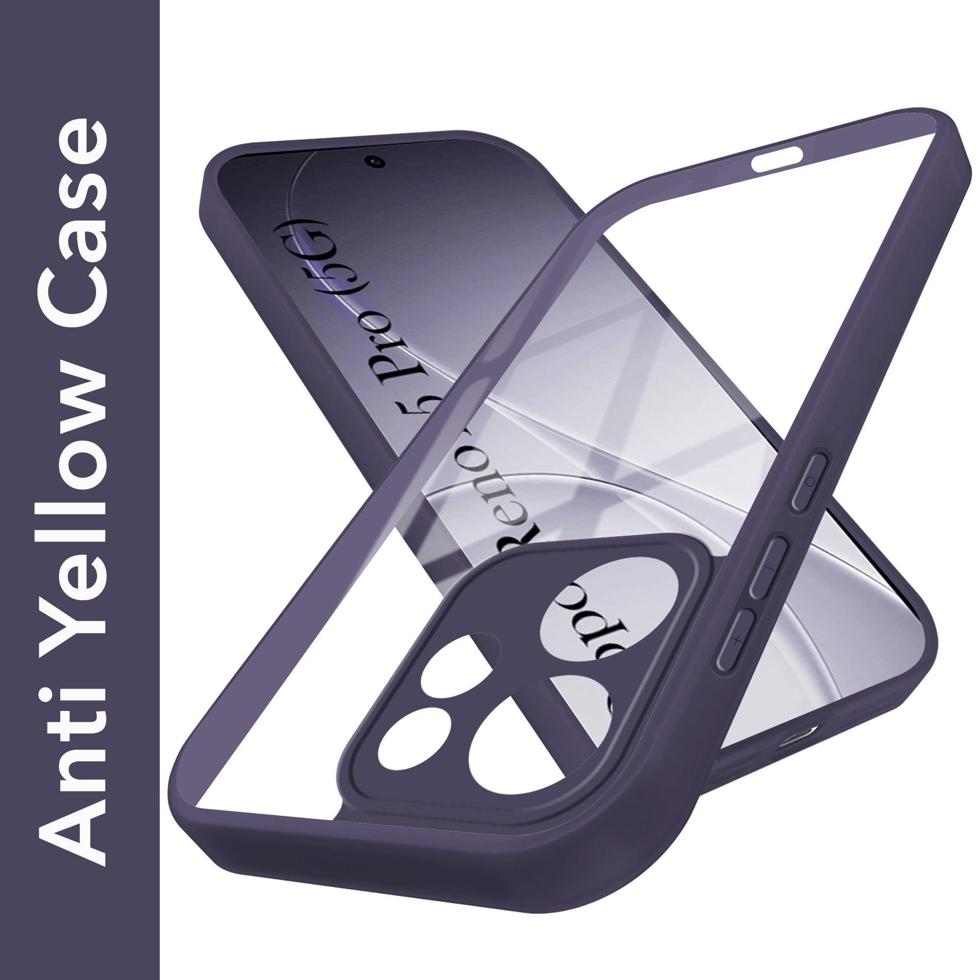 For Oppo Reno15 Pro 5G | Oppo Reno 15 Pro 5G Back Cover Case Ultra-Hybrid (Lifetime Anti Yellow | Anti Scratch | Crystal Clear Shockproof)