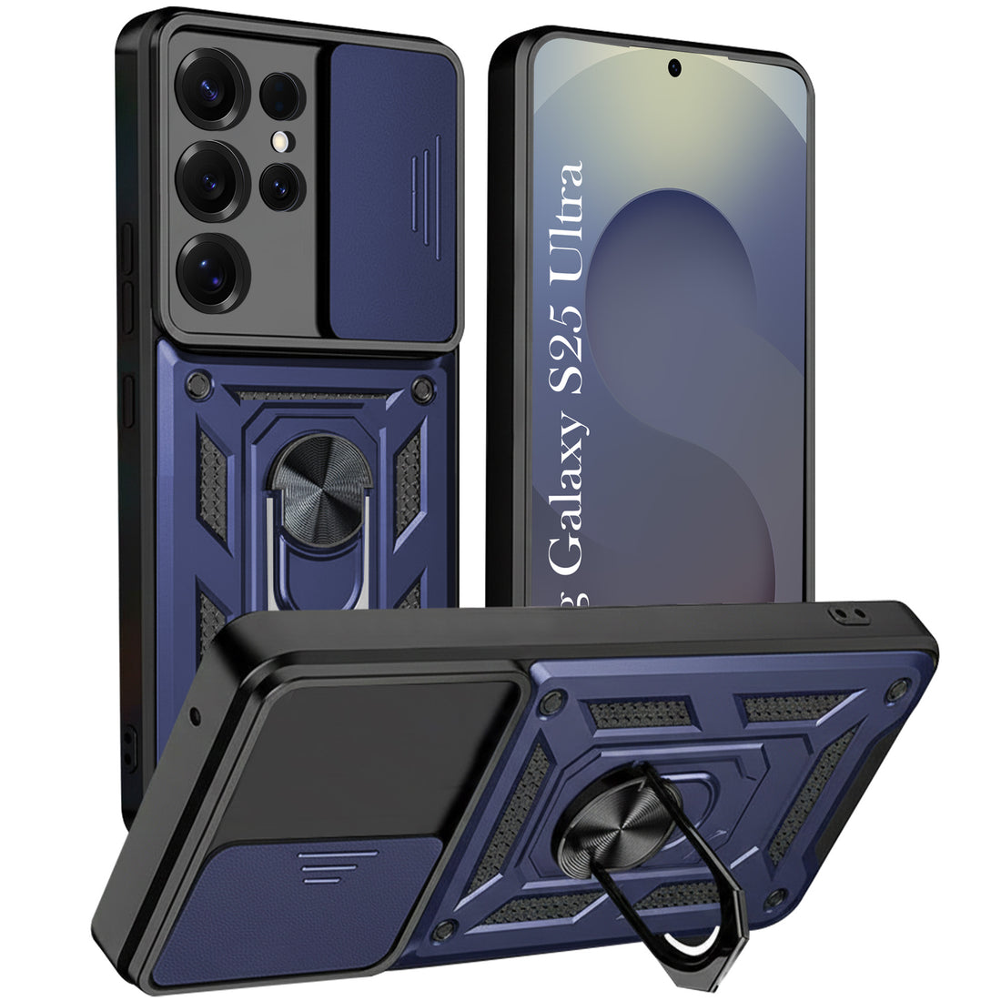 For Samsung Galaxy S25 Ultra Back Cover Case (Hybrid Dual Armor Polycarbonate)