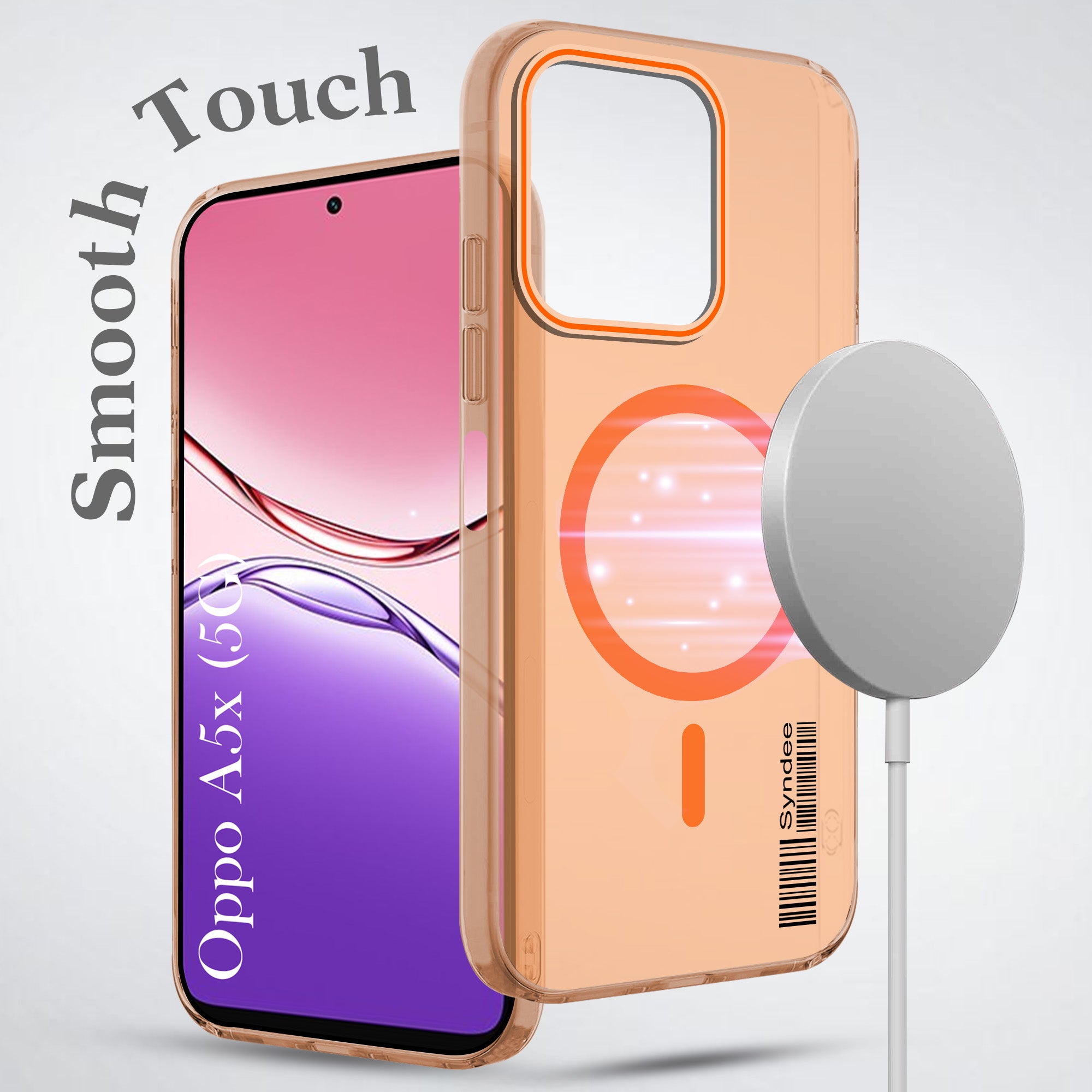 For Oppo A5X Back Cover Case (Soft Touch | Camera Bump Protection | MagSafe Compatible | Matte Finish)
