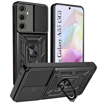 For Samsung Galaxy A35 5G Back Cover Case (Hybrid Dual Armor Polycarbonate)