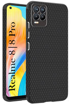 For Realme 8 | Realme 8 Pro Back Cover Case (Liquid Silicone | Side Grip | Camera Protection)