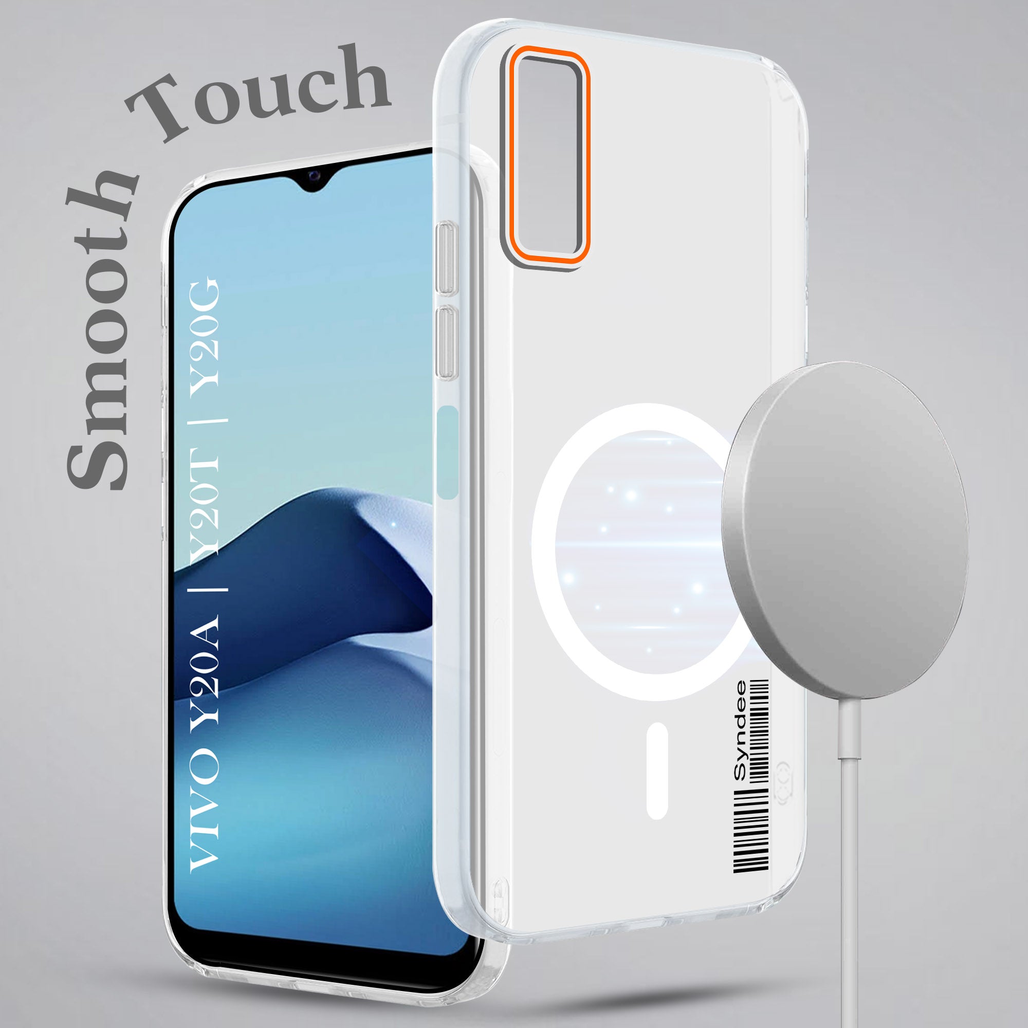 For Vivo Y20A | Y20T | Y20G Back Cover Case (Soft Touch | Camera Bump Protection | MagSafe Compatible | Matte Finish)