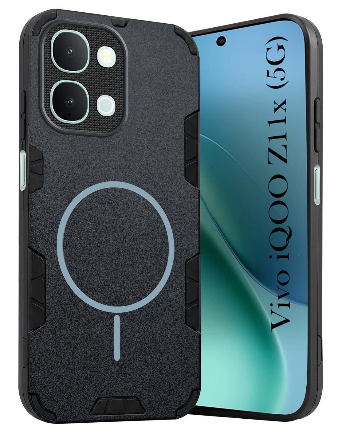 For Vivo iQOO Z11x 5G Back Cover Case (Slim Hybrid Armor | Shockproof Camera Protection | Rugged Dual Layer)