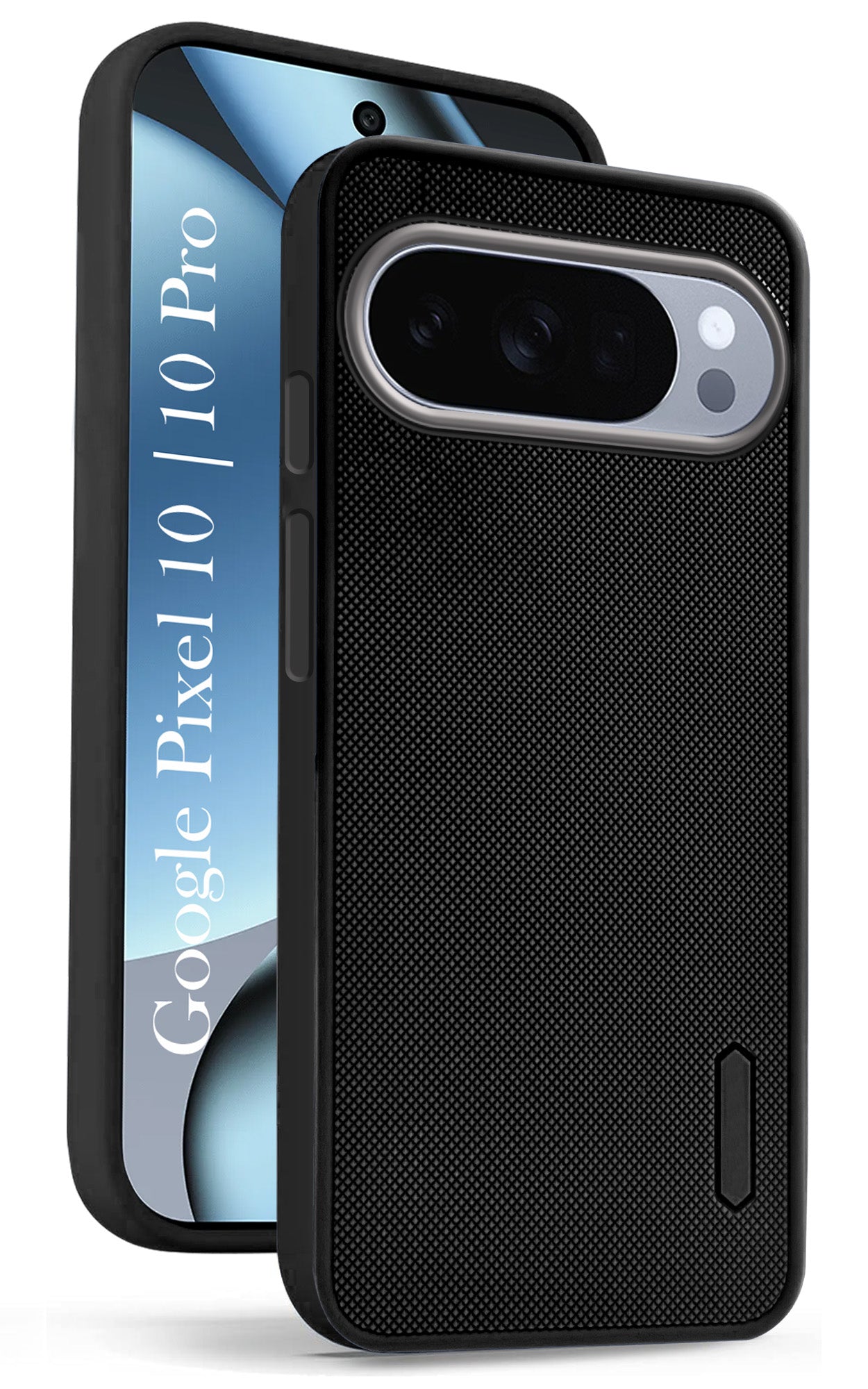 For Google Pixel 10 Pro Back Cover Case (Textured Grip Design | Micro-Fiber Cloth Inside | Slim and Light Weight | Soft Touch and Feel)