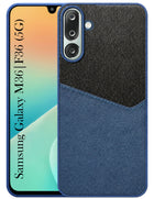 For Samsung Galaxy M36 | Samsung Galaxy F36 Back Cover Case (Dual PU Leather Stitch | Professional Minimalist | Soft and Flexible)