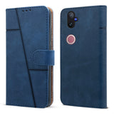 For Vivo V50 | Vivo V50e Flip Cover Case ( Stitched Leather with Magnetic Closure)
