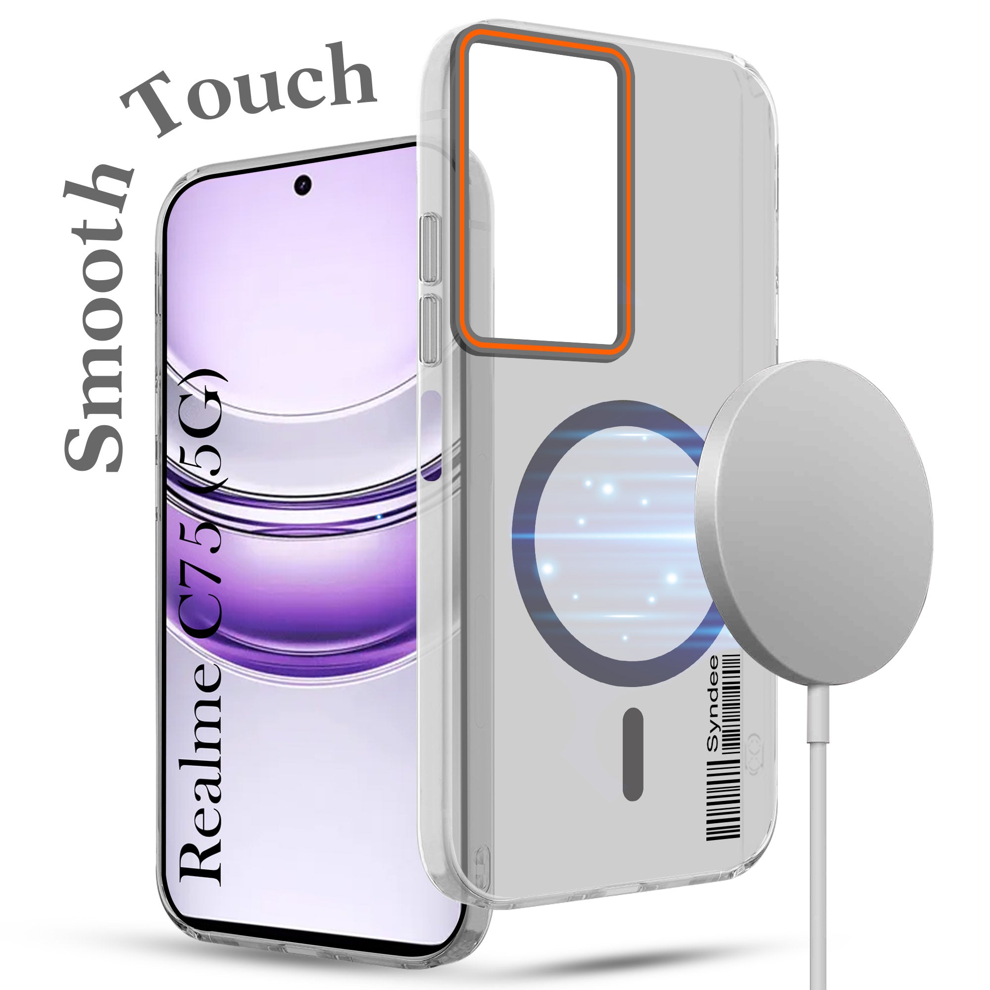 For Realme C75 5G Back Cover Case (Soft Touch | Camera Bump Protection | MagSafe Compatible | Matte Finish)