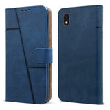 For Samsung Galaxy A01 Core Flip Cover Case ( Stitched Leather with Magnetic Closure)