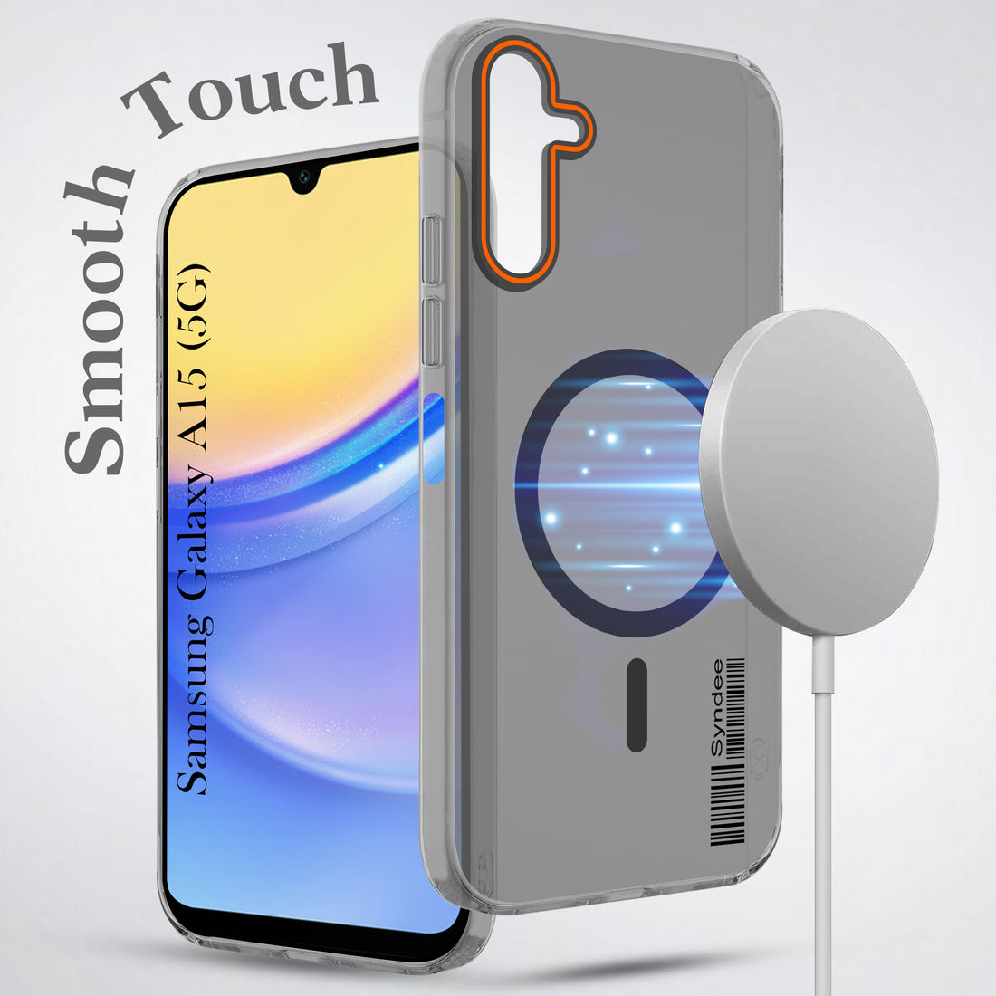 For Samsung Galaxy A15 5G Back Cover Case (Soft Touch | Camera Bump Protection | MagSafe Compatible | Matte Finish)