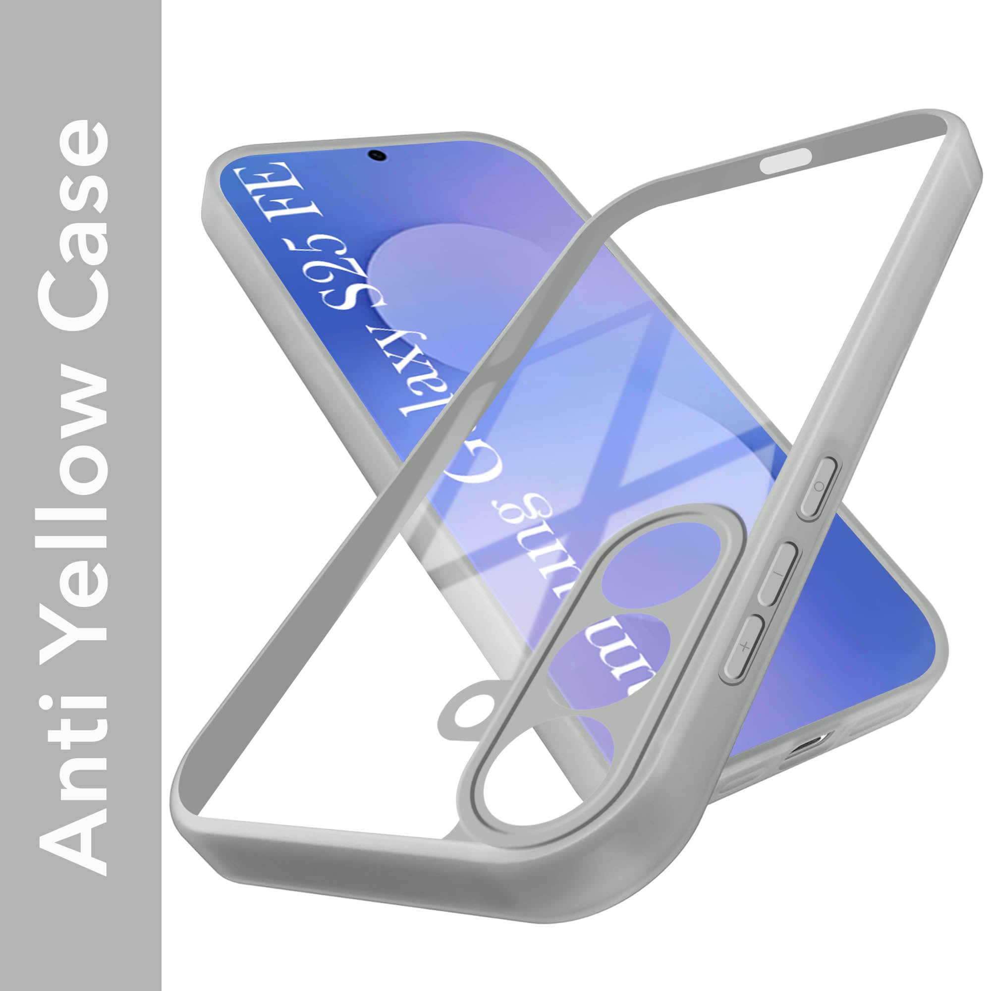 For Samsung Galaxy S25 FE Back Cover Case (Lifetime Anti Yellow | Anti Scratch | Crystal Clear Shockproof)