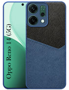 For Oppo Reno14 5G | Oppo Reno 14 5G Back Cover Case (Dual Colour Stitch | Professional Minimalist Feel | Soft and Flexible)