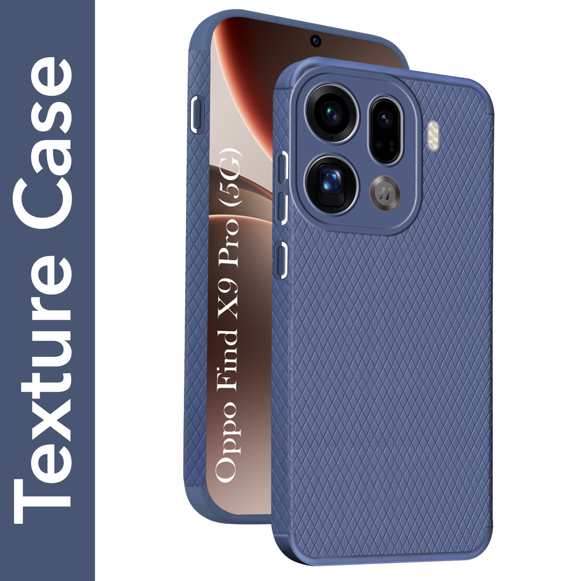 For Oppo Find X9 Pro Back Cover Case Liquid Silicone (Camera Protection | Side Grip Texture | Soft and Flexible)
