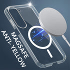 For Vivo iQOO Z10 Lite Back Cover Case Lifetime Anti-Yellow MagSafe Compatible Clear (Sleek Hard Crystal | Shockproof and Camera Protection)