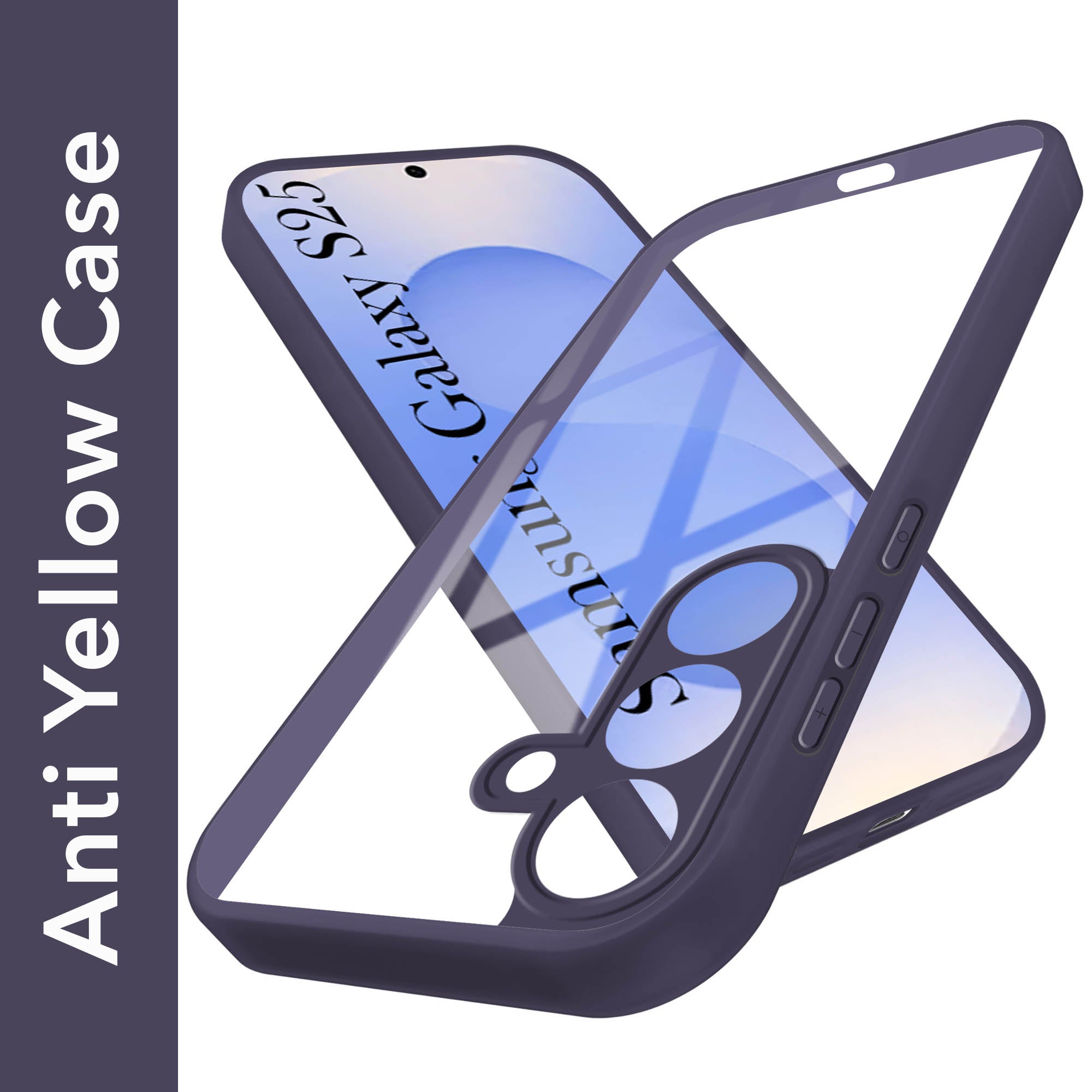 For Samsung Galaxy S25 Back Cover Case (Lifetime Anti Yellow | Anti Scratch | Crystal Clear Shockproof)