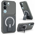 For Vivo V29 | Vivo V29 Pro 5G Back Case Cover Metallic (Hybrid Armor Kickstand | MagSafe Compatible | Camera Protection Shockproof)