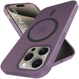 For Apple iPhone 15 Pro Max Back Cover Case  (Frosted Matte Feel | MagSafe Compatible Wireless Charging | Polycarbonate Material)