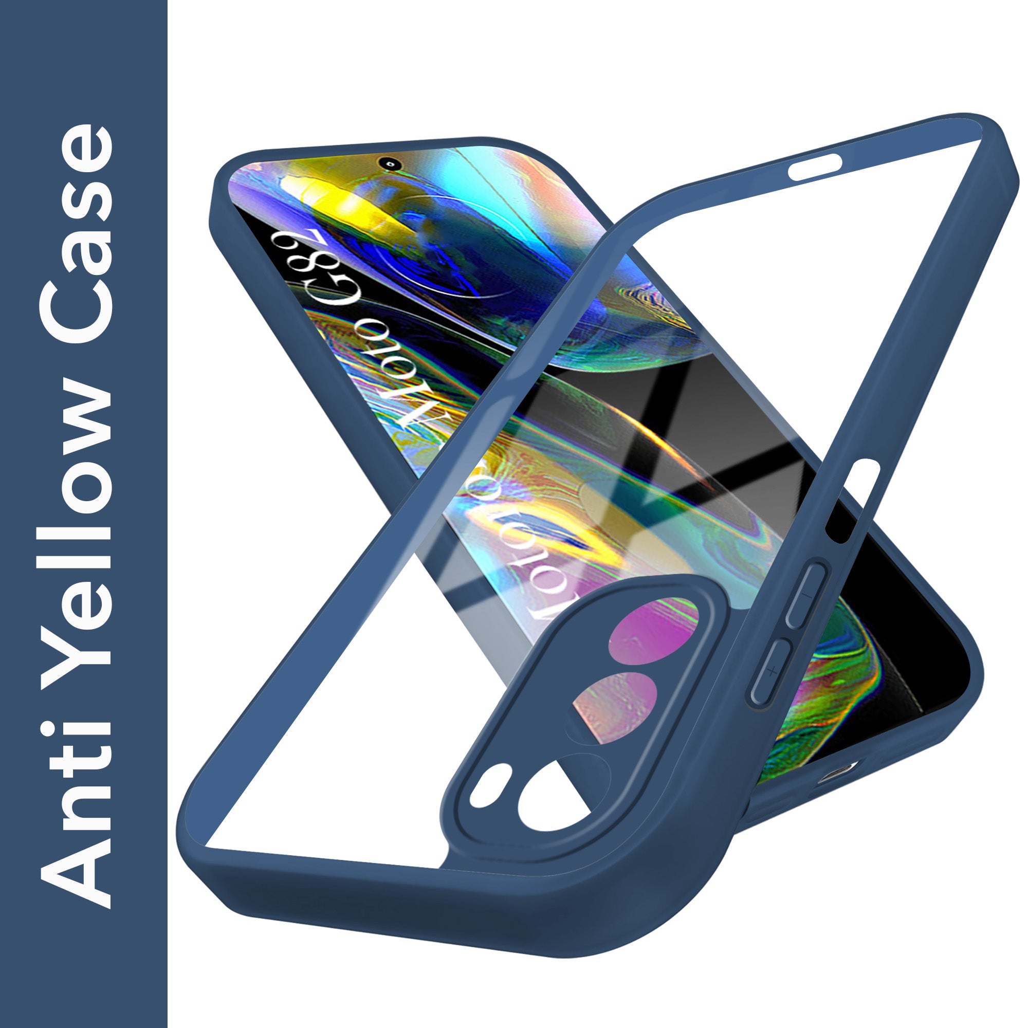 For Motorola Moto G82 5G Back Cover Case Ultra-Hybrid (Lifetime Anti Yellow | Anti Scratch | Crystal Clear Shockproof)