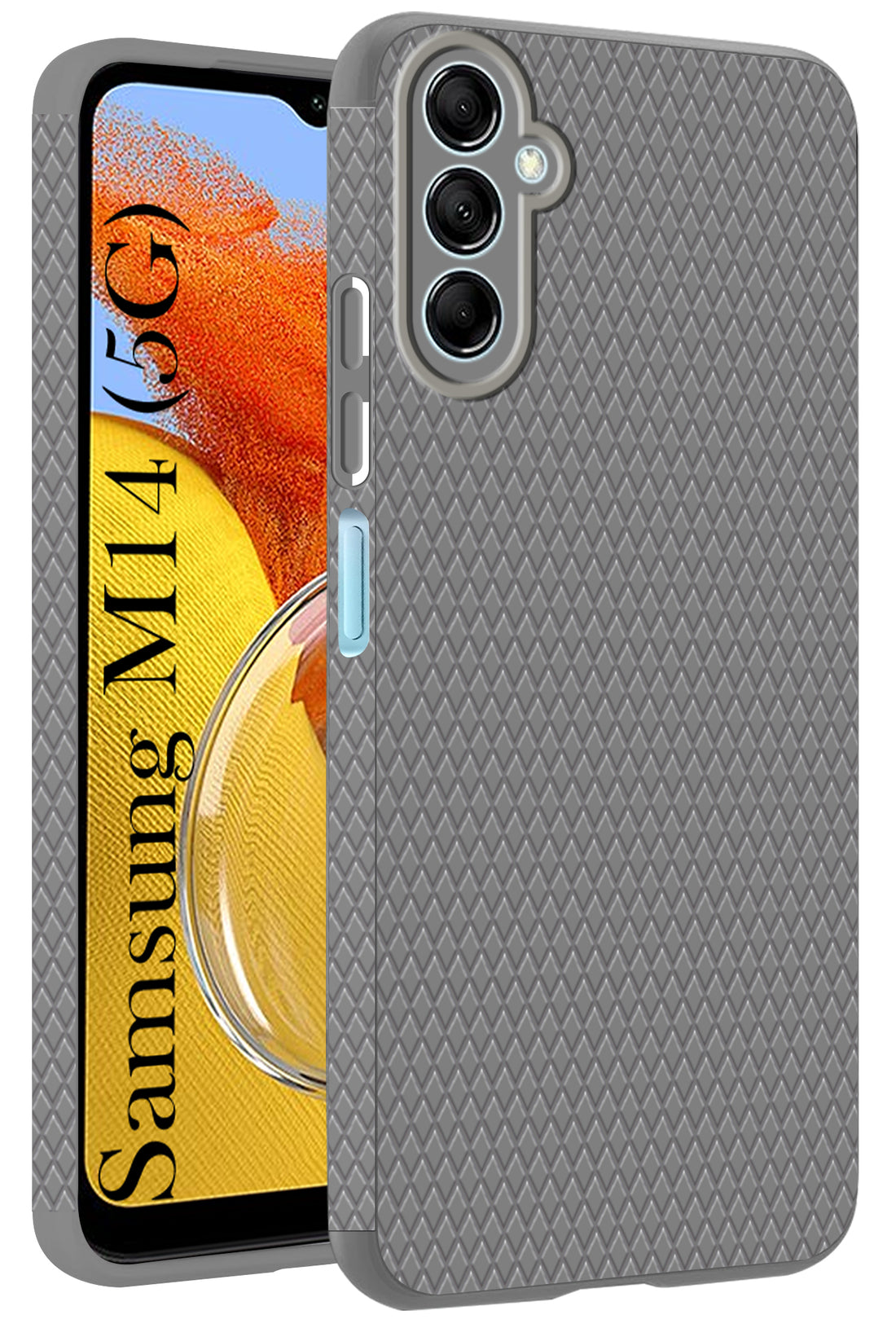 For Samsung Galaxy M14 5G Back Cover Case (Liquid Silicone | Side Grip | Camera Protection)