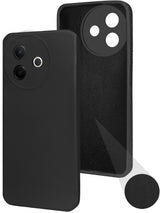 For Vivo Y39 Back Cover Case (Matte Finish Silicone with Inside Fiber Cloth)