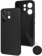 For Vivo V60 | Vivo T4 Pro Back Cover Case (Matte Finish Silicone with Inside Fiber cloth)