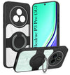 For Realme P3 Pro Back Cover Case with stand (Built-in Ring Holder Kickstand | Lifetime Anti Yellow | Camera Protection)