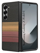 For Samsung Galaxy Z Fold 6 5G Back Flip Case Cover (Craft Printed Design | Hybrid Texture | Inside Microfiber Cloth)