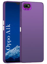 For Oppo A1k Hard Back Cover Case (Velvet Touch | Professional Glossy Finish | Camera Protection Bump)