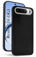 For Realme 16 Back Cover Case Rubberised (Textured Grip Design| Micro-Fiber Cloth Inside | Slim and Light Weight | Soft Touch and Feel)