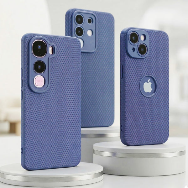 Liquid Silicone Camera Protection Side Grip Texture Soft and Flexible Cases.Only Blue