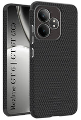 For Realme GT 6T 5G Back Cover Case (Liquid Silicone | Side Grip | Camera Protection)
