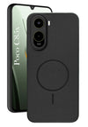 For Poco C85x 5G Back Cover Case PU Leather (Texture Grip Design | Professional Minimalist | Camera Protection | Soft and Flexible)