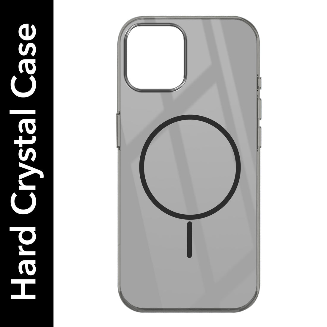 For Apple iPhone 11 Pro Max Back Cover Case Crystal Anti Yellow (MagSafe Wireless Charging Support |Camera Protection Bump)