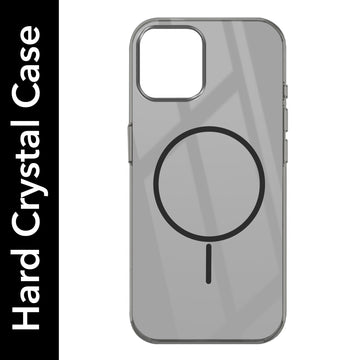 For Apple iPhone 11 Pro Max Back Cover Case Crystal Anti Yellow (MagSafe Wireless Charging Support |Camera Protection Bump)